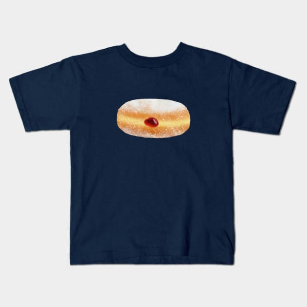 Jelly donut digital art Kids T-Shirt by toffany's